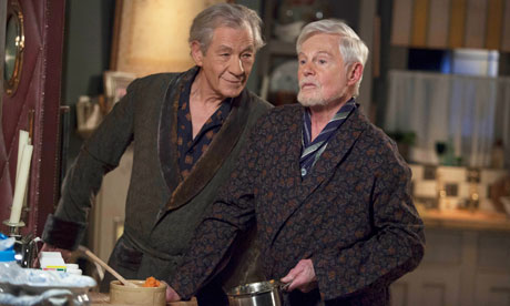 How can you not love this? Ian McKellen being an evil bitch and Derek Jacobi taking umbrage. It's fabulous.